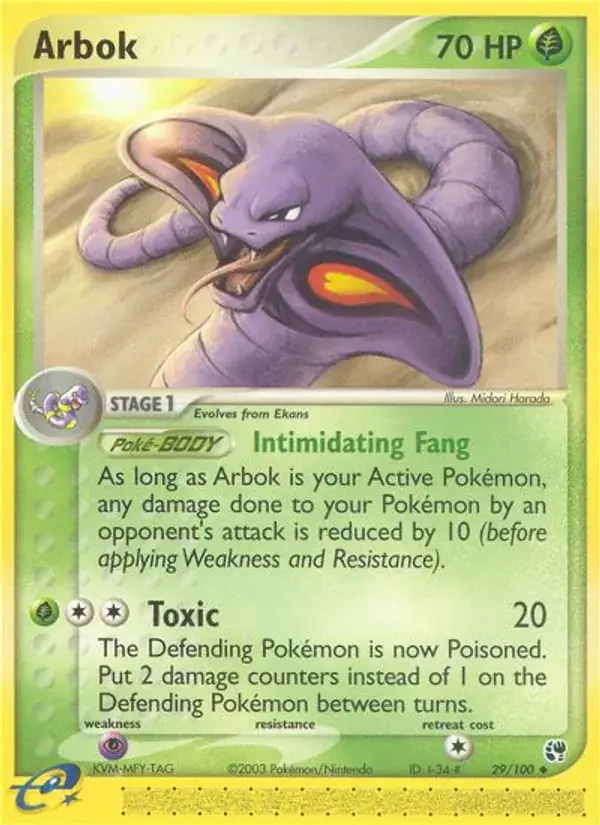 Arbok, Sandstorm 29/100