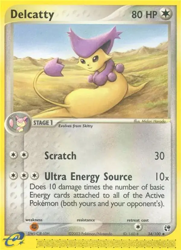 Delcatty, Sandstorm 34/100