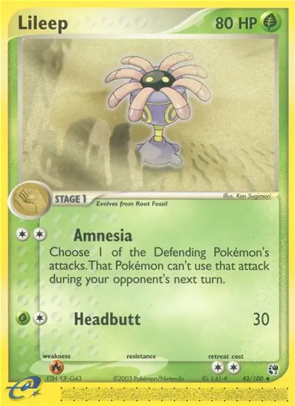 Lileep, Sandstorm 43/100