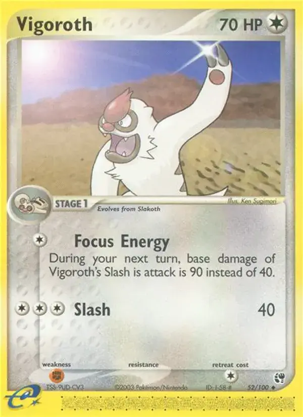 Vigoroth, Sandstorm 52/100