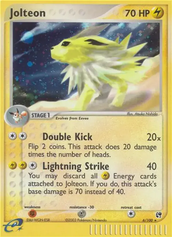 Jolteon, Sandstorm 6/100