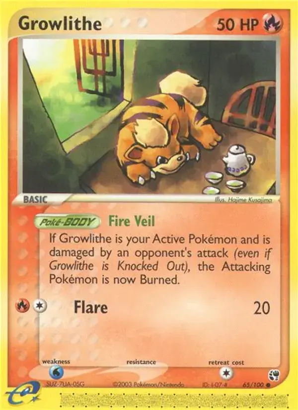 Growlithe, Sandstorm 65/100