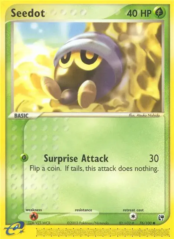 Seedot, Sandstorm 76/100