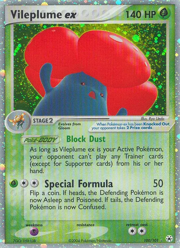 Vileplume ex, Hidden Legends 100/101