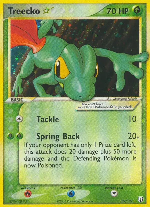 Treecko ☆, Team Rocket Returns 109/109