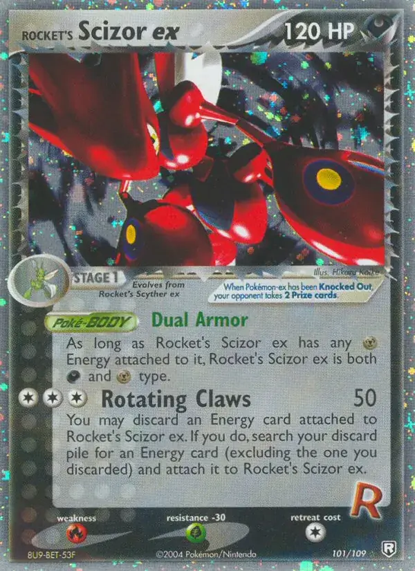Rocket's Scizor ex, Team Rocket Returns 101/109