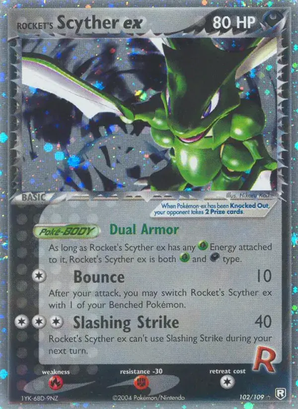 Rocket's Scyther ex, Team Rocket Returns 102/109