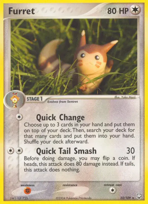 Furret, Team Rocket Returns 22/109