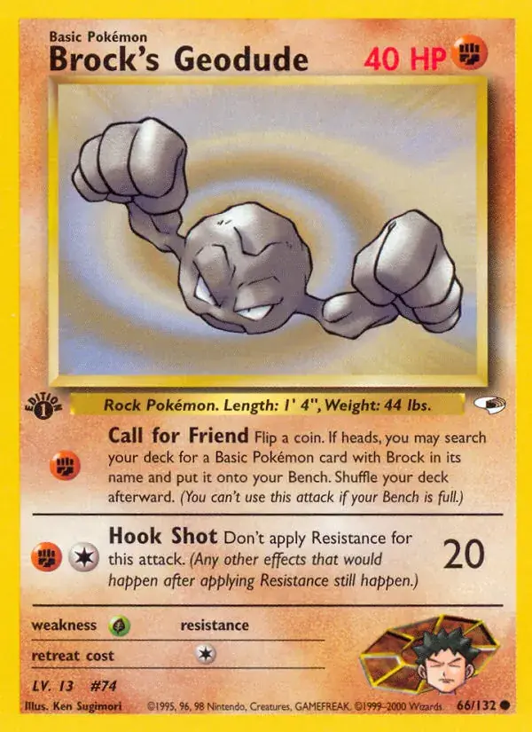 Brock's Geodude, Gym Heroes 66/132