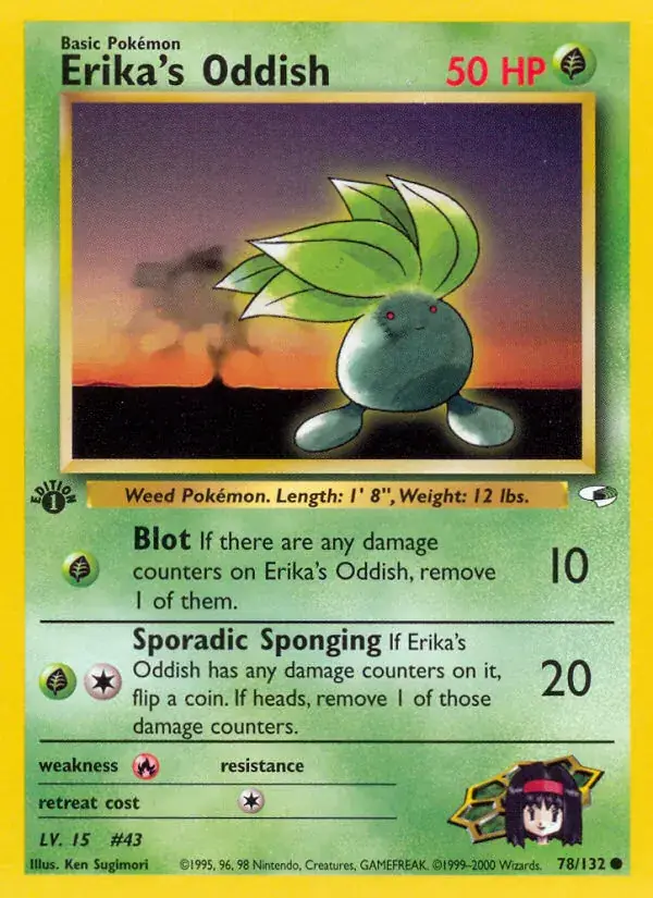 Erika's Oddish, Gym Heroes 78/132