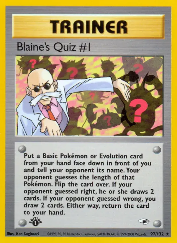 Blaine's Quiz #1, Gym Heroes 97/132