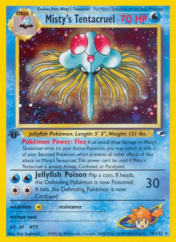 Misty's Tentacruel, Gym Heroes 10/132