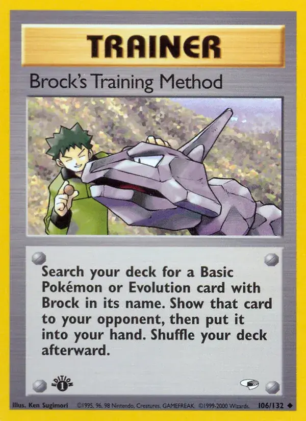 Brock's Training Method, Gym Heroes 106/132
