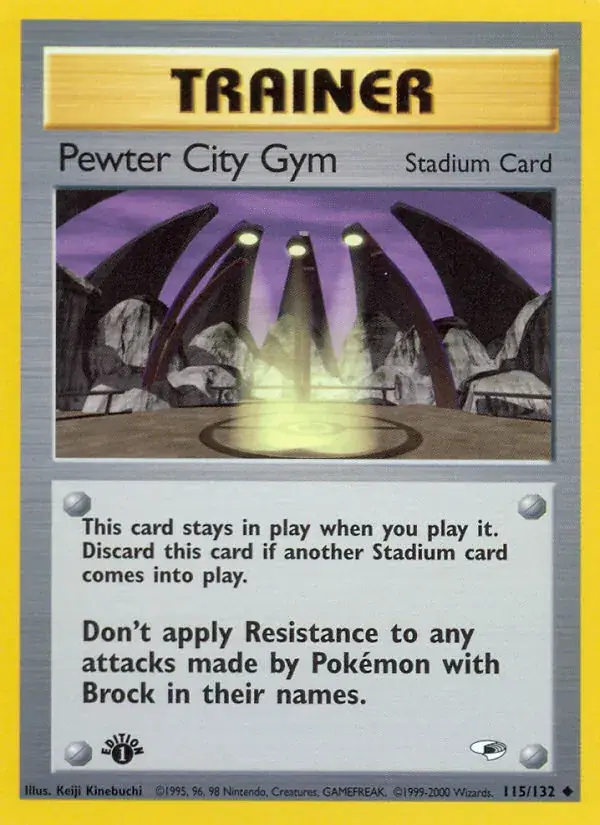 Pewter City Gym, Gym Heroes 115/132