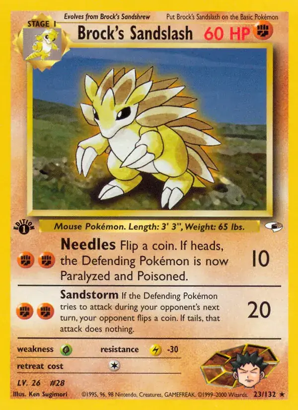 Brock's Sandslash, Gym Heroes 23/132