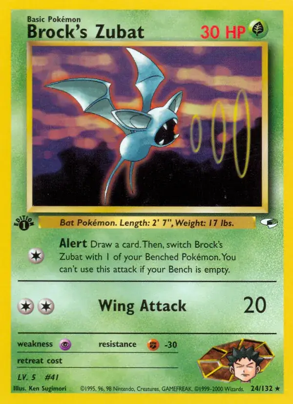 Brock's Zubat, Gym Heroes 24/132