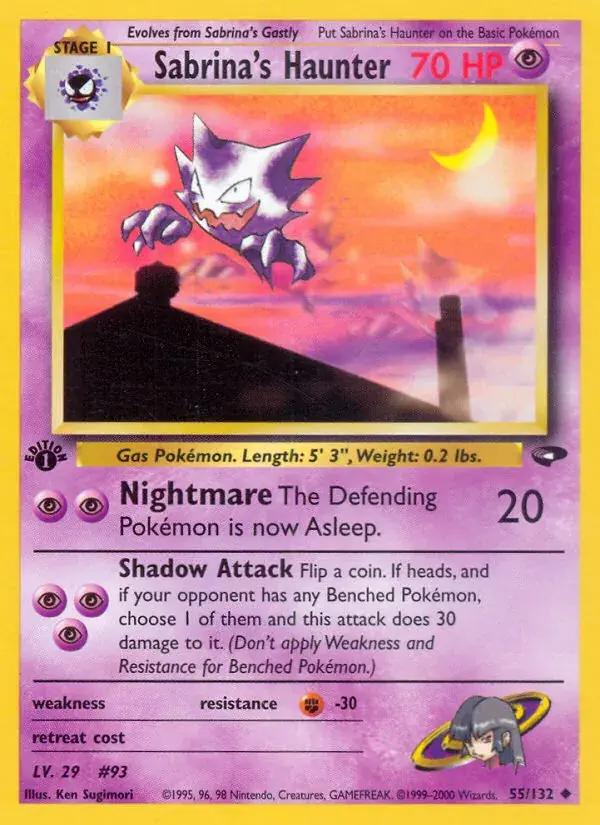 Sabrina's Haunter, Gym Challenge 55/132