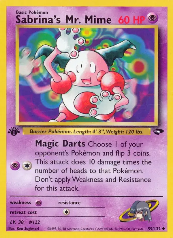 Sabrina's Mr. Mime, Gym Challenge 59/132