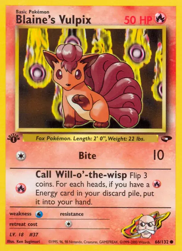 Blaine's Vulpix, Gym Challenge 66/132