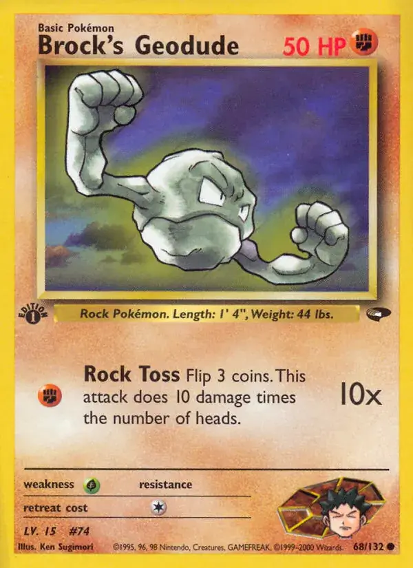 Brock's Geodude, Gym Challenge 68/132