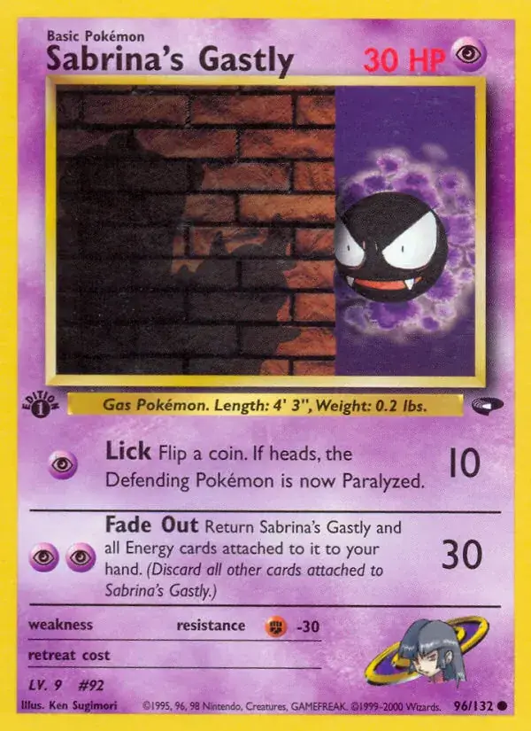 Sabrina's Gastly, Gym Challenge 96/132