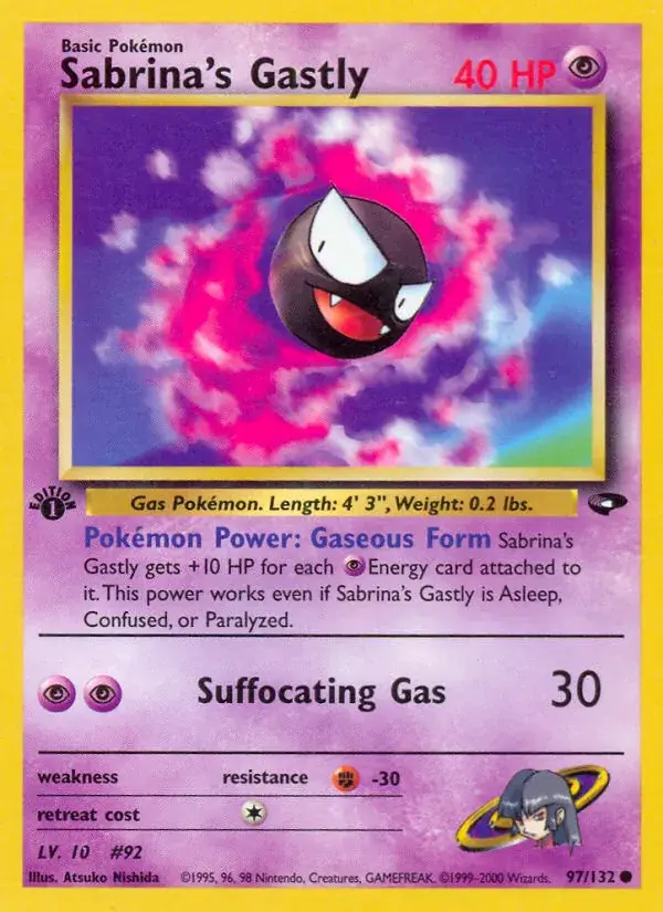 Sabrina's Gastly, Gym Challenge 97/132