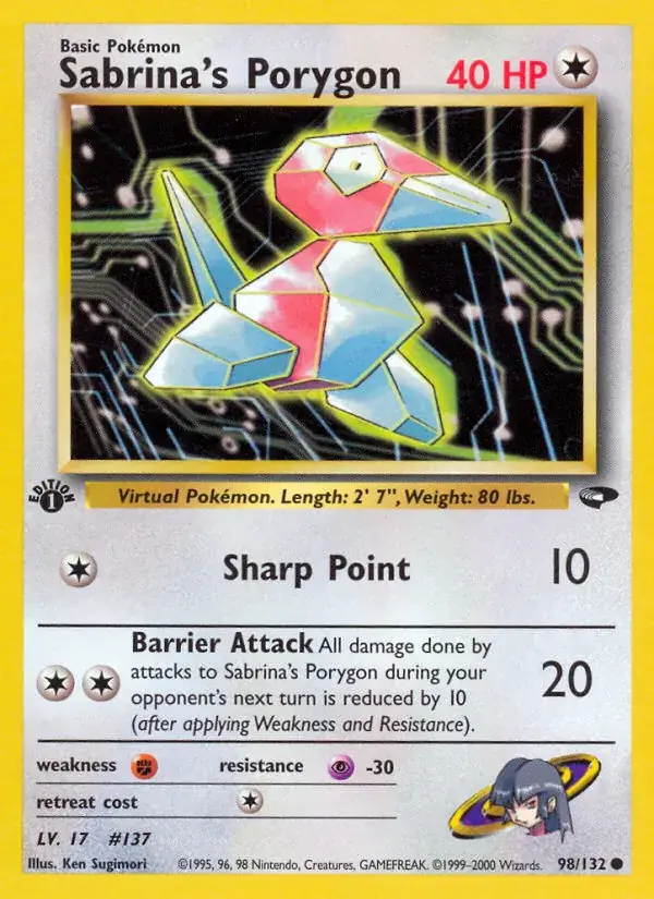 Sabrina's Porygon, Gym Challenge 98/132