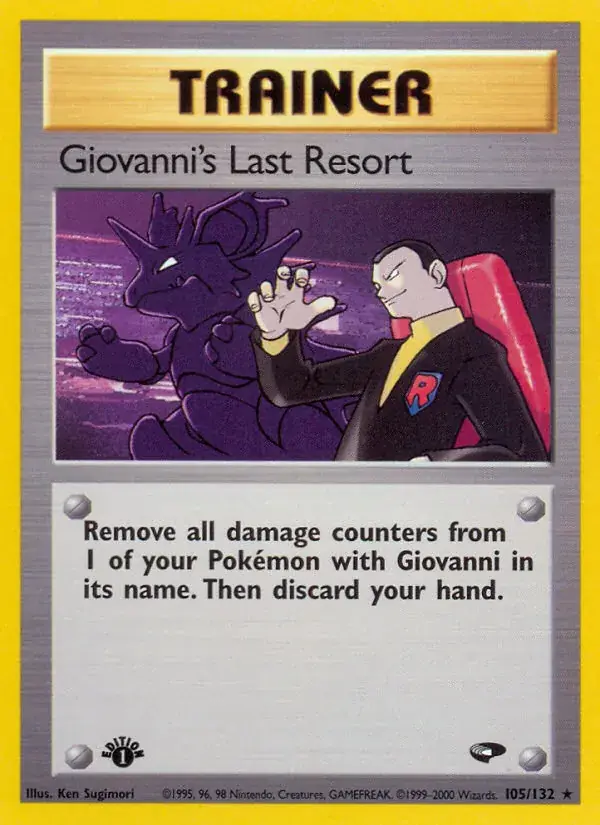 Giovanni's Last Resort, Gym Challenge 105/132
