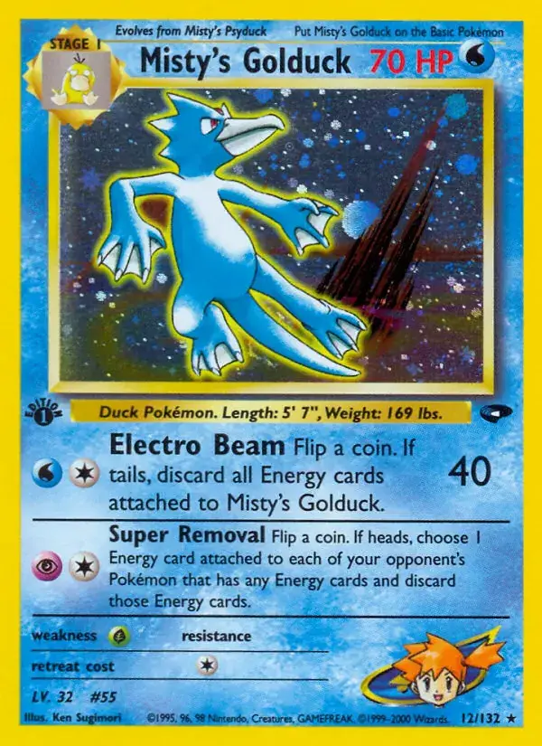 Misty's Golduck, Gym Challenge 12/132