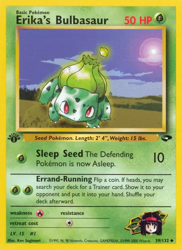 Erika's Bulbasaur, Gym Challenge 39/132