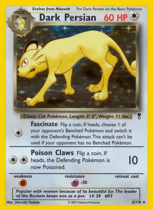 Dark Persian, Legendary Collection 6/110