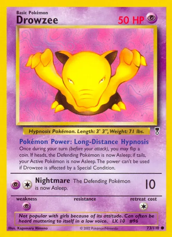 Drowzee, Legendary Collection 73/110