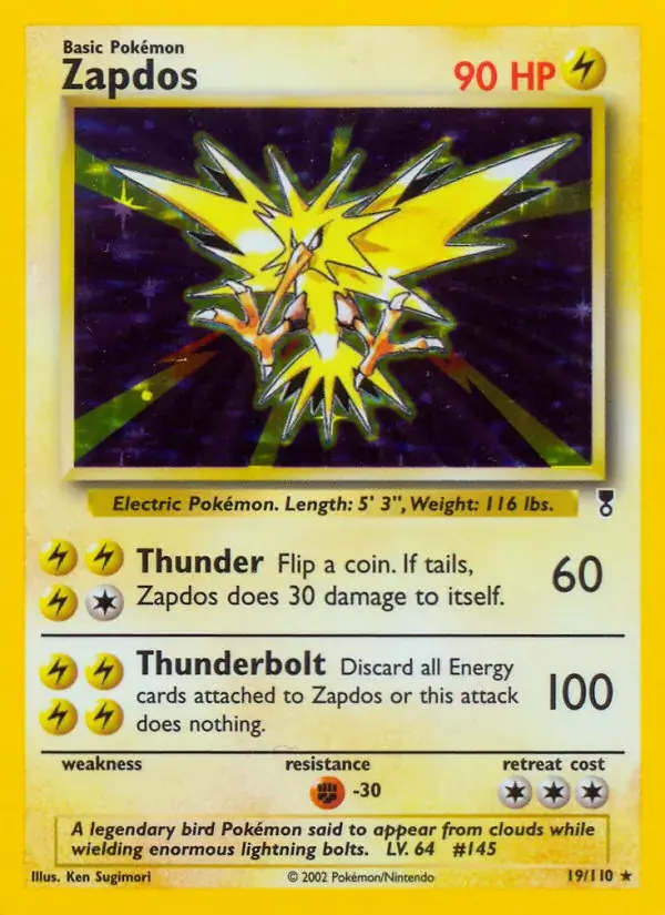 Zapdos, Legendary Collection 19/110