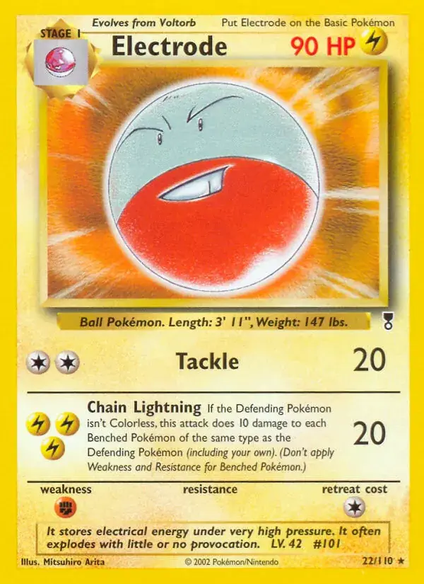 Electrode, Legendary Collection 22/110