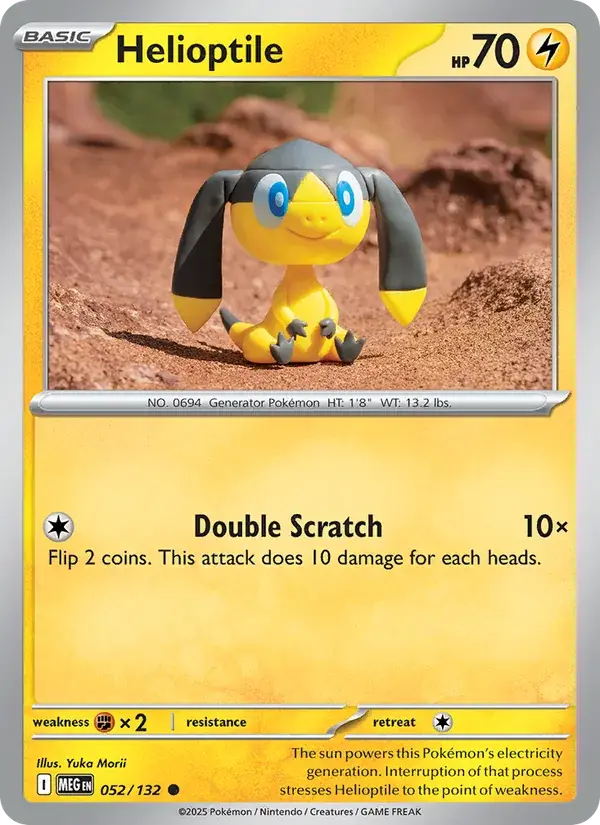 Helioptile, Mega Evolution 052/132