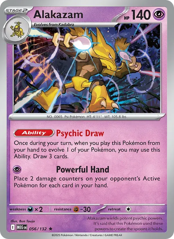 Alakazam, Mega Evolution 056/132