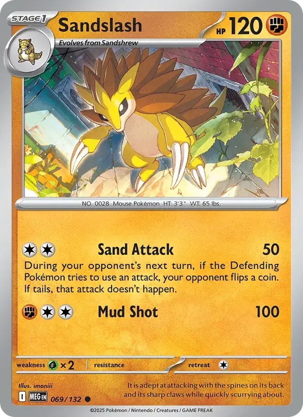 Sandslash, Mega Evolution 069/132
