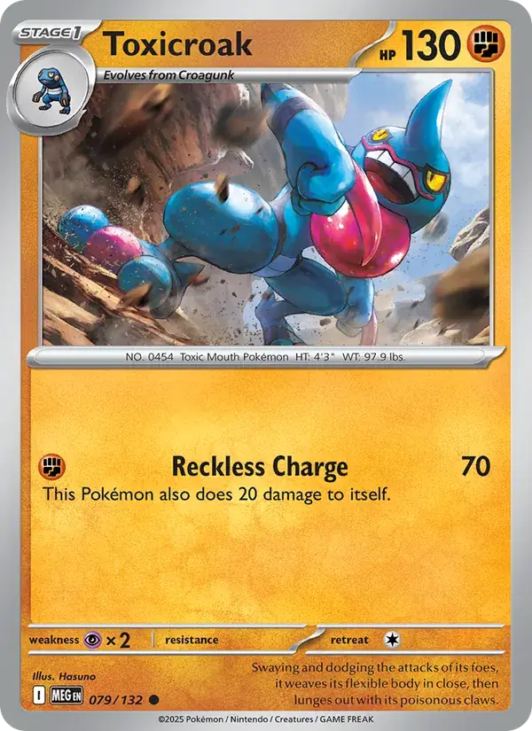 Toxicroak, Mega Evolution 079/132