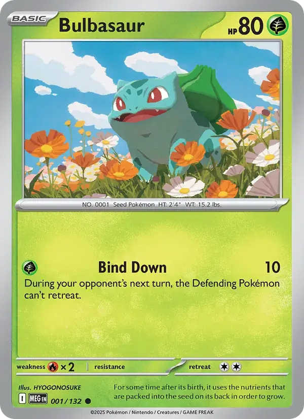Bulbasaur, Mega Evolution 001/132