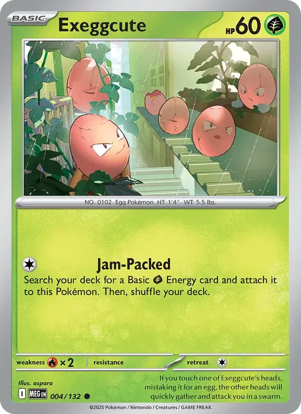 Exeggcute, Mega Evolution 004/132