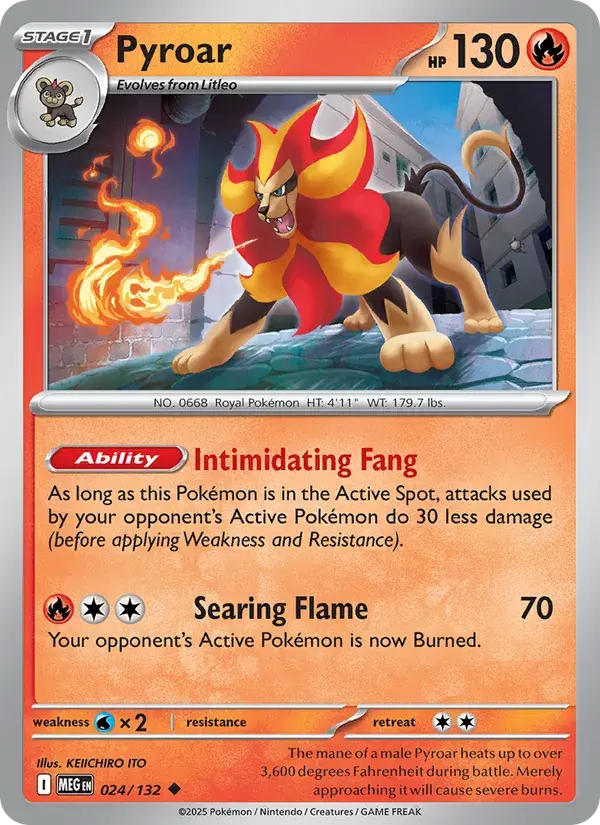 Pyroar, Mega Evolution 024/132