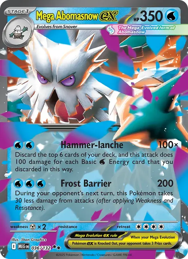 Mega Abomasnow ex, Mega Evolution 036/132