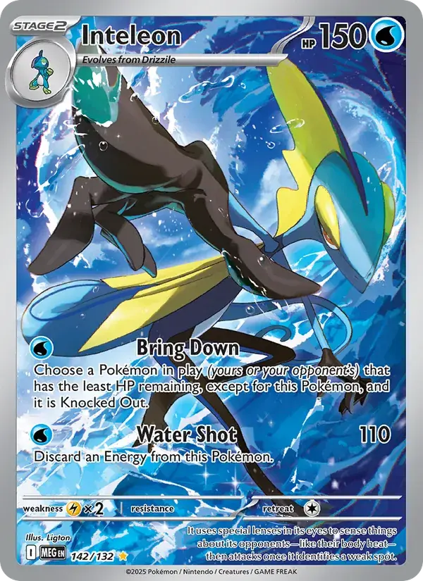 Inteleon, Mega Evolution 142/132