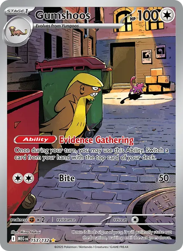 Gumshoos, Mega Evolution 153/132