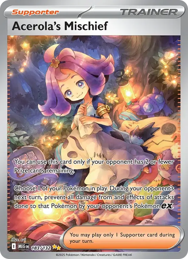 Acerola's Mischief, Mega Evolution 183/132