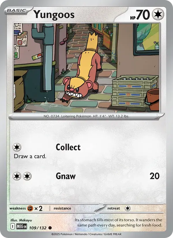 Yungoos, Mega Evolution 109/132