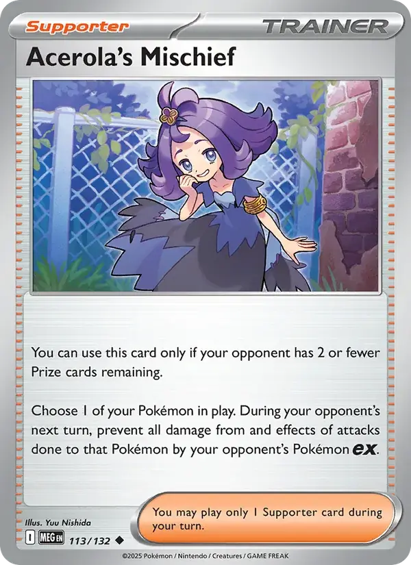 Acerola's Mischief, Mega Evolution 113/132