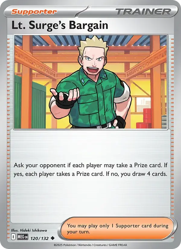 Lt. Surge's Bargain, Mega Evolution 120/132