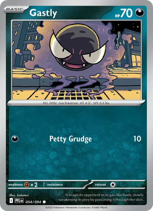 Gastly, Phantasmal Flames 054/94