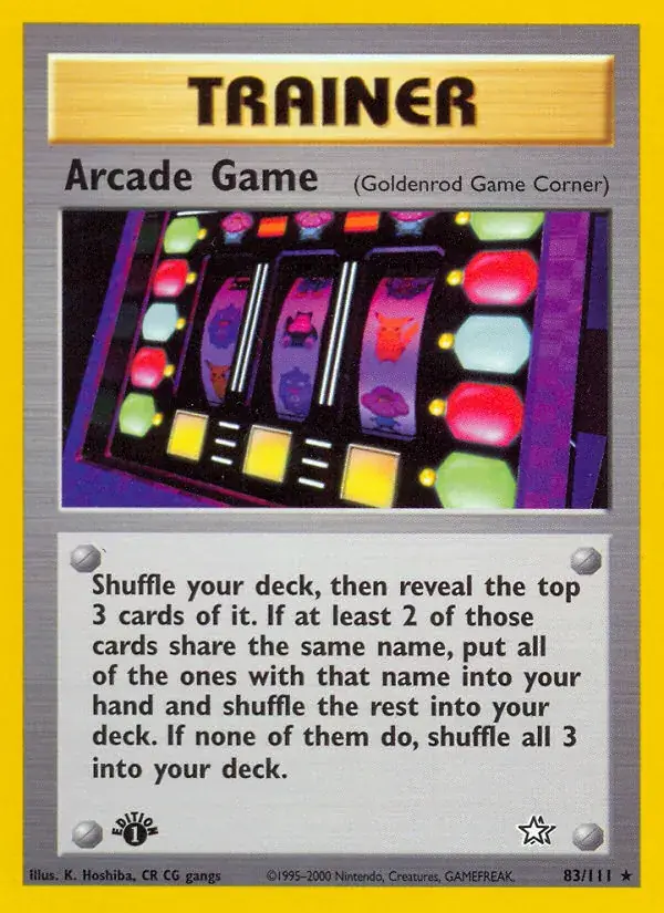 Arcade Game, Neo Genesis 83/111